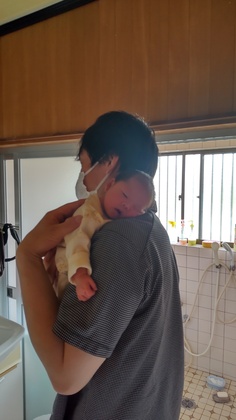 お父さんと赤ちゃん