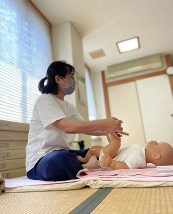 ベビーマッサージ教室　1回目開催しました