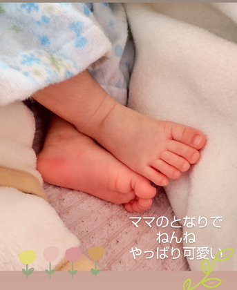 ケア中の赤ちゃん